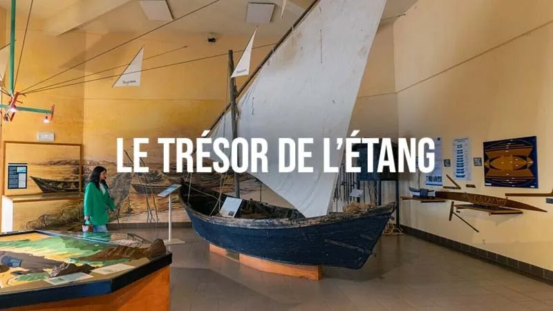 Le Trésor de l'Étang, the trail at the musée de l'Étang de Thau