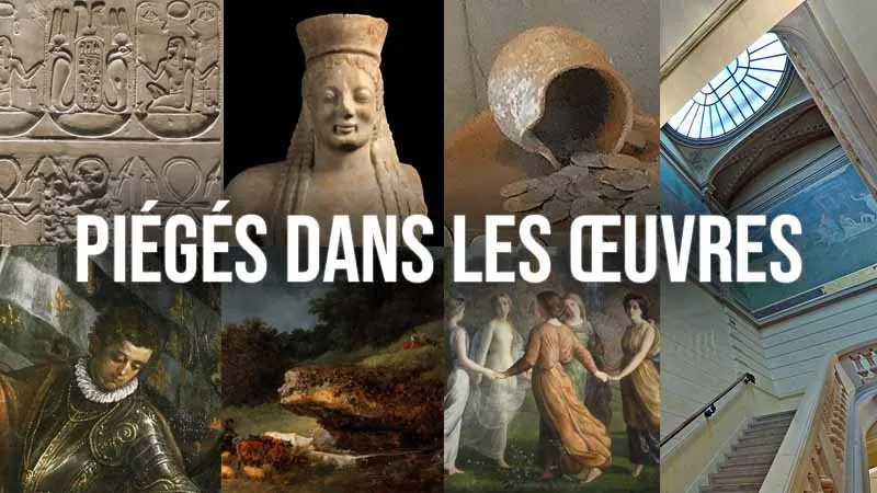 Artwork from Piégés dans les œuvres, the escape game at the Musée des Beaux-Arts de Lyon